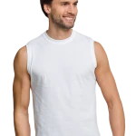 Schiesser Mouwloos T-Shirt  |  Wit