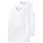 Schiesser Mouwloos T-Shirt  |  Wit