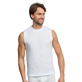 Schiesser Mouwloos T-Shirt | Wit