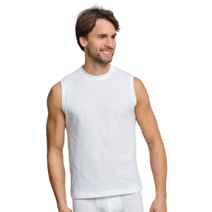 Schiesser Mouwloos T-Shirt | Wit