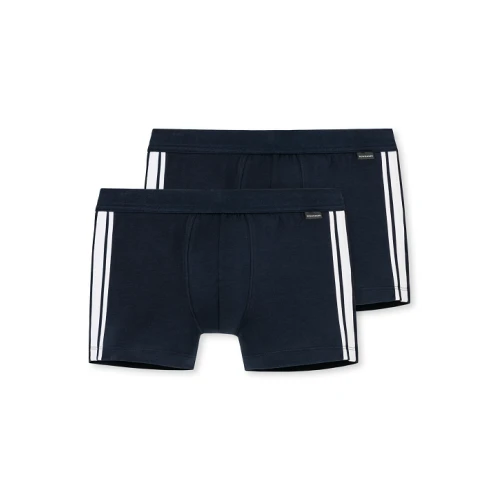 Schiesser Boxershort | Blauw Duo Verpakking | www.pietkoopmans.nl