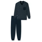 Lange Pyjama Schiesser Heren | Ruit  | www.pietkoopmans.nl