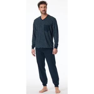 Lange Pyjama Schiesser Heren | Ruit