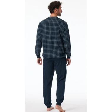 Lange Pyjama Schiesser Heren | Ruit  | www.pietkoopmans.nl