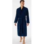 Schiesser Badjas Streep | Blauw | www.pietkoopmans.nl