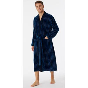 Schiesser Badjas Streep | Blauw