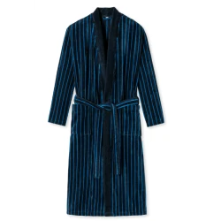 Schiesser Badjas Streep | Blauw
