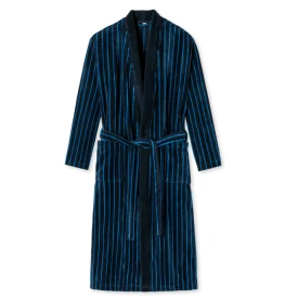 Schiesser Badjas Streep | Blauw