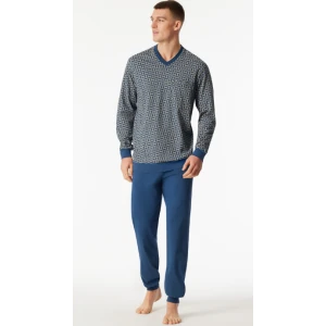 Lange Pyjama Schiesser Heren | Atlantic Blue