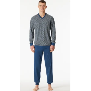 Lange Pyjama Schiesser Heren | Atlantic Blue