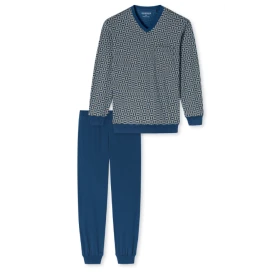 Lange Pyjama Schiesser Heren | Atlantic Blue