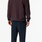 Lange Pyjama Schiesser Heren | Brique | www.pietkoopmans.nl
