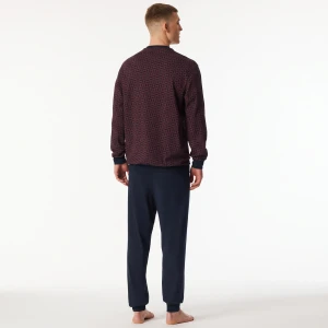 Lange Pyjama Schiesser Heren | Brique