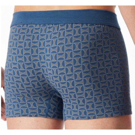 Schiesser Boxershort 95 5 | Bruingrijs Patroon | www.pietkoopmans.nl