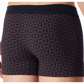 Schiesser Boxershort 95 5 | Roodbruin Patroon