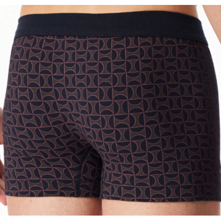 Schiesser Boxershort 95 5 | Roodbruin Patroon | www.pietkoopmans.nl