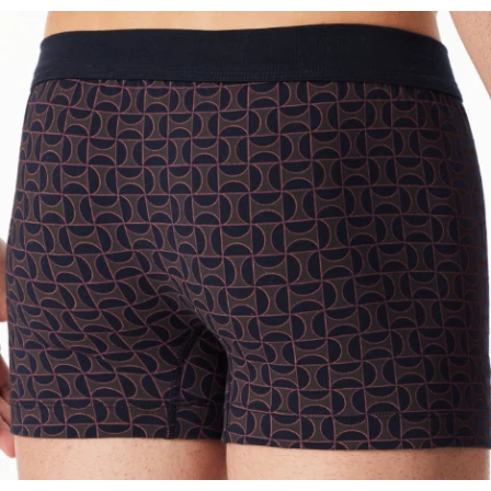 Schiesser Boxershort 95 5 | Roodbruin Patroon | www.pietkoopmans.nl