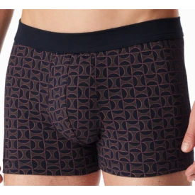 Schiesser Boxershort 95 5 | Roodbruin Patroon