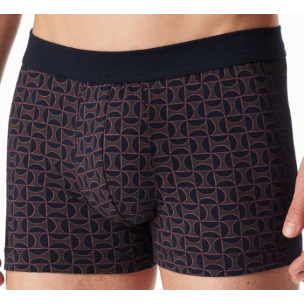 Schiesser Boxershort 95 5 | Roodbruin Patroon | www.pietkoopmans.nl
