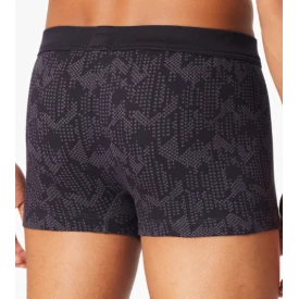 Schiesser Interlock Boxershort 95 5 | Koolzwart Patroon
