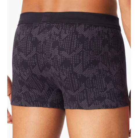 Schiesser Interlock Boxershort 95 5 | Koolzwart  Patroon | www.pietkoopmans.nl