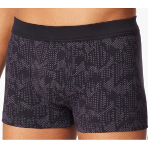 Schiesser Interlock Boxershort 95 5 | Koolzwart Patroon