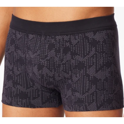 Schiesser Interlock Boxershort 95 5 | Koolzwart  Patroon | www.pietkoopmans.nl