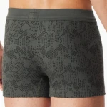 Schiesser Interlock Boxershort 95 5 | Donkergroen Patroon | www.pietkoopmans.nl