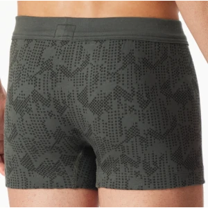 Schiesser Interlock Boxershort 95 5 | Donkergroen Patroon