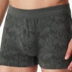 Schiesser Interlock Boxershort 95 5 | Donkergroen Patroon | www.pietkoopmans.nl
