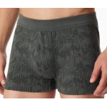 Schiesser Interlock Boxershort 95 5 | Donkergroen Patroon | www.pietkoopmans.nl