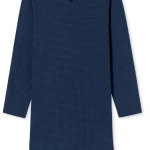 Schiesser Nachthemd Lange Mouw | Blauw | www.pietkoopmans.nl