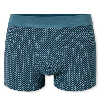 Schiesser Boxershort 95 5 | Geruit  Atlantic Blue | www.pietkoopmans.nl