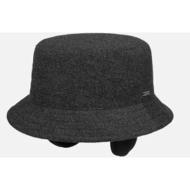 Stetson Bucket Hoed met Oorkleppen | Antraciet 