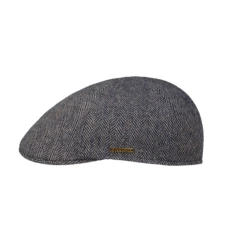 Stetson Flatcap Visgraat | Blauw