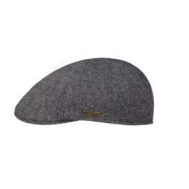Stetson Flatcap Visgraat | Blauw
