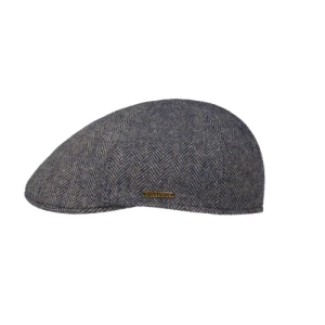 Stetson Flatcap Visgraat | Blauw