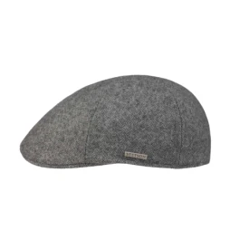 Stetson Texas Flatcap Visgraat | Grijs