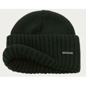 Stetson Beanie  Merino  Wol | Donkergroen