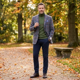 Colbert Harris Tweed Wellington | Grijs Geruit