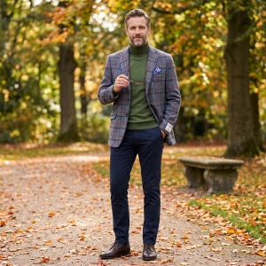 Colbert Harris Tweed Wellington | Grijs Geruit