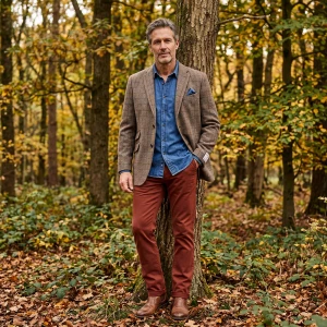Colbert Harris Tweed Wellington | Walnoot