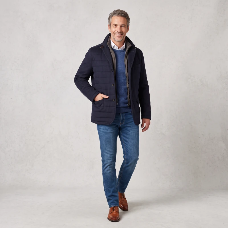 Jas Austria Wellington of Bilmore | Navy | www.pietkoopmans.nl