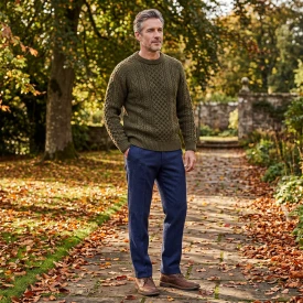 Wellington of Bilmore Tweed Broek | Blue