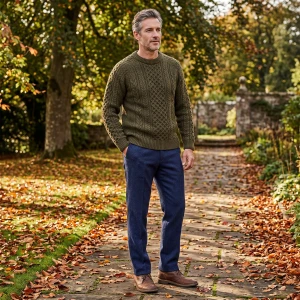 Wellington of Bilmore Tweed Broek | Blue