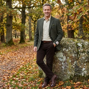 Colbert Harris Tweed Wellington | Groene Visgraat