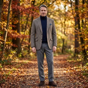 Colbert Harris Tweed Wellington | Pied De Poule Groen
