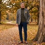 Colbert Harris Tweed Wellington | Grijs Rood Geruit | www.pietkoopmans.nl