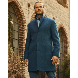 Jas Howard Wellington of Bilmore | Visgraat Blauw