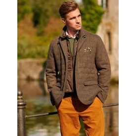 Jas Austria Wellington of Bilmore | Visgraat Taupe
